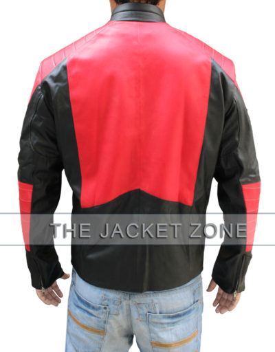 Superman Black and Red Leather Jacket