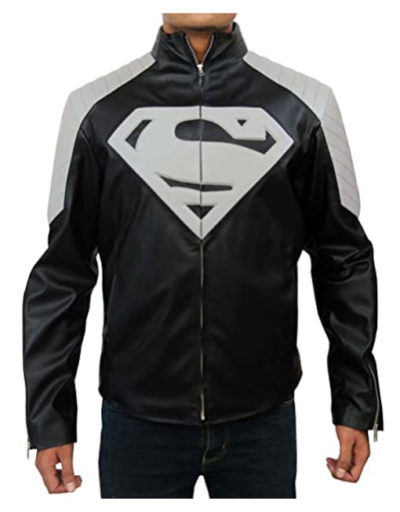 The Black and Grey Superman Smallville Jacket