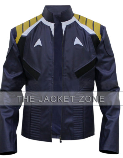 chris Pine Star Trek beyond Blue Costume Jacket