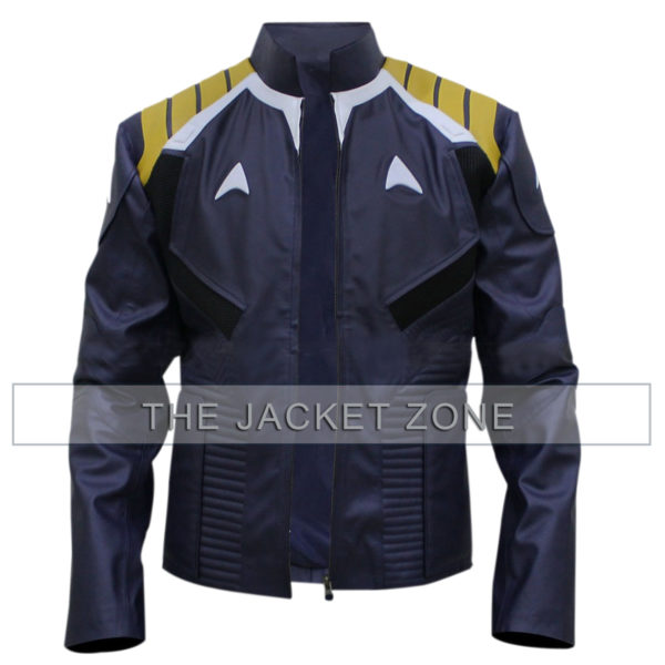 chris Pine Star Trek beyond Blue Costume Jacket