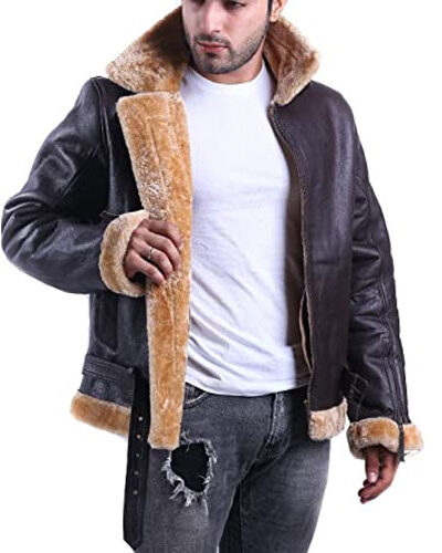 Dunkirk Tom Hardy Farrier Shearling Jacket