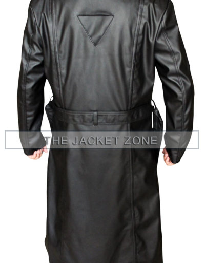 Wesley Snipes Leather Trench Coat