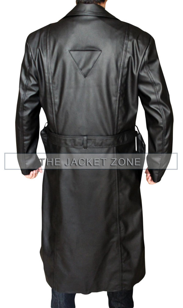 Wesley Snipes Leather Trench Coat