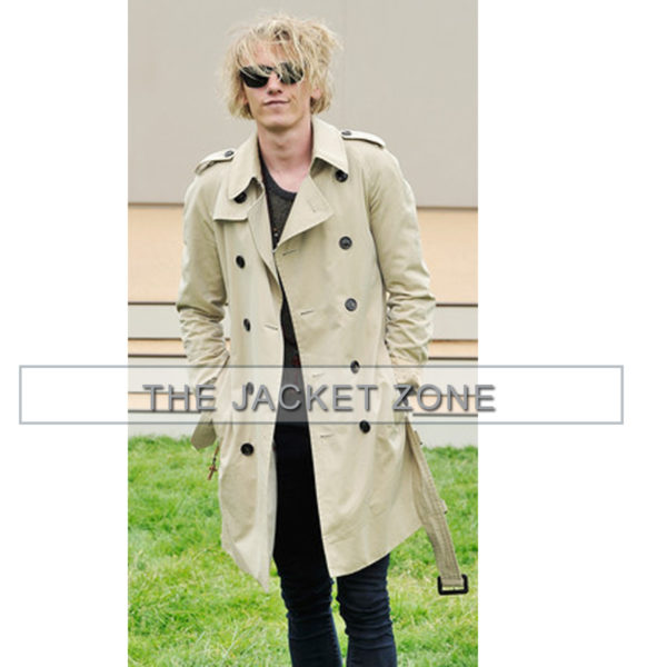 Jamie Campbell Bower Trench coat
