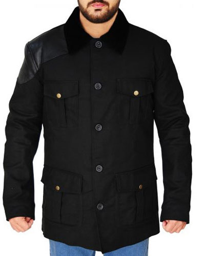 Sherlock Martin Freeman Cotton Black Jacket