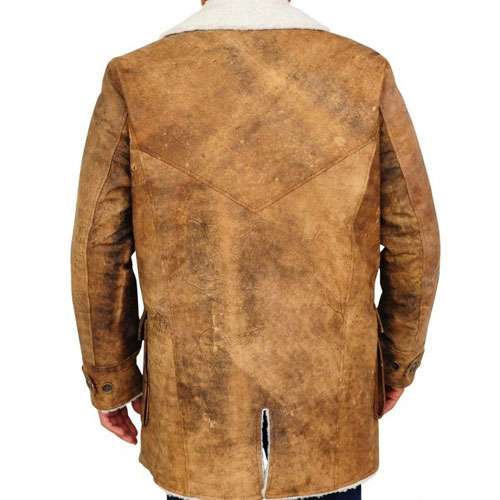Bane Tom Hardy Shearling Coat