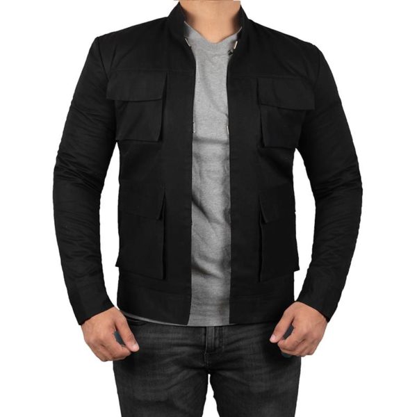 Black Cotton Han Solo Empire Strike Jacket