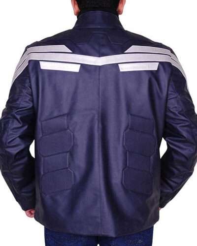 Captain America Civil War Costume Leather Jacket