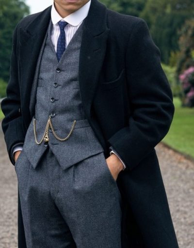 Finn Cole TV Series Trench Wool Coat