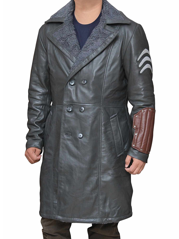 Captain Boomerang Suicide Squad Leather Trench Coat