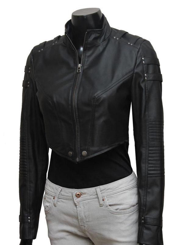 Katie Cassidy Leather Jacket