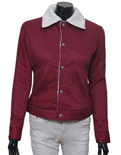 Stranger Things Nancy Wheeler Shearling Jacket