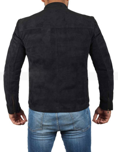 Mission Impossible 6 Tom Cruise-Suede-Leather Zipper Jacket
