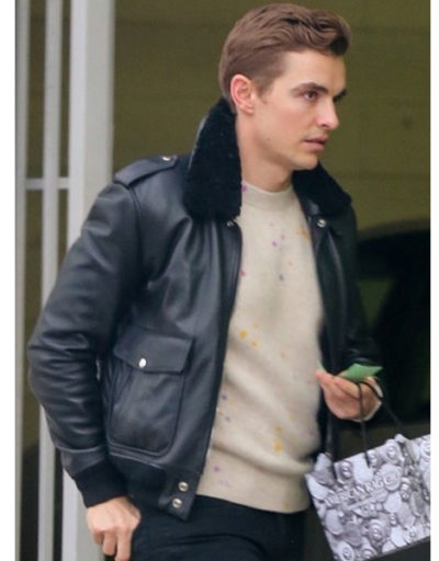 Dave Franco Leather Jacket