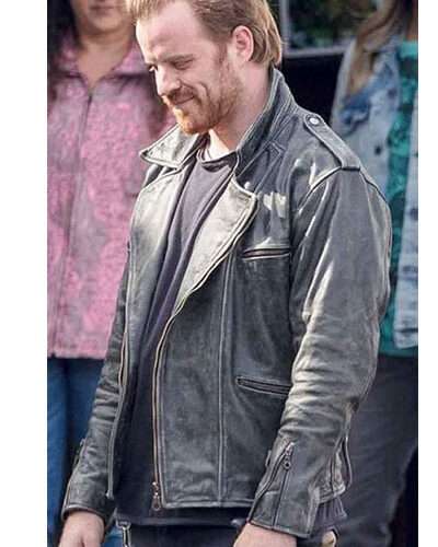 Captain Marvel Robert Kazinsky Leather Jacket