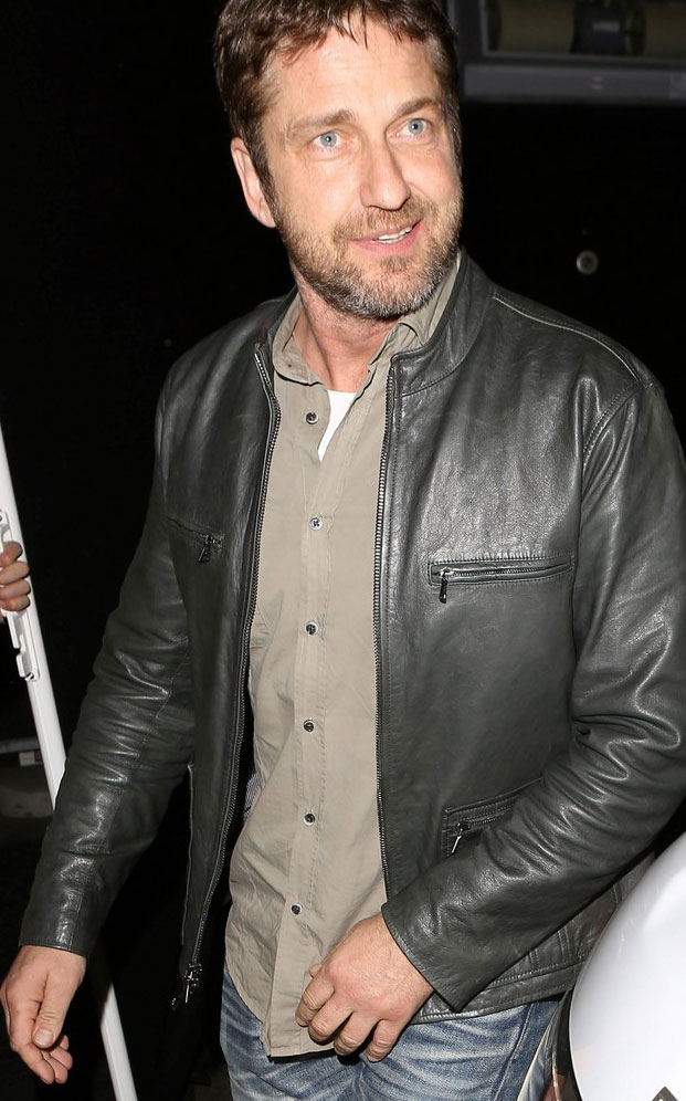 Gerard Butler Leather Jacket