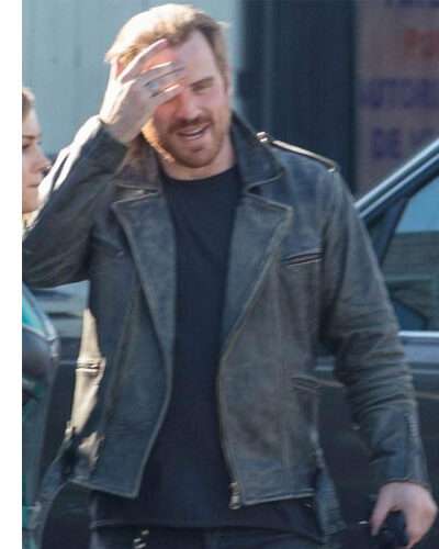 Robert Kazinsky Captain Marvel Leather Jacket