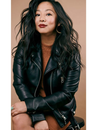 Stephanie Hsu Leather Jacket