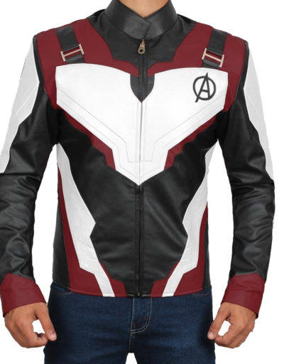 Avengers Endgame Captain-America Quantum Leather Jacket
