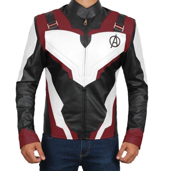 Avengers Endgame Captain-America Quantum Leather Jacket