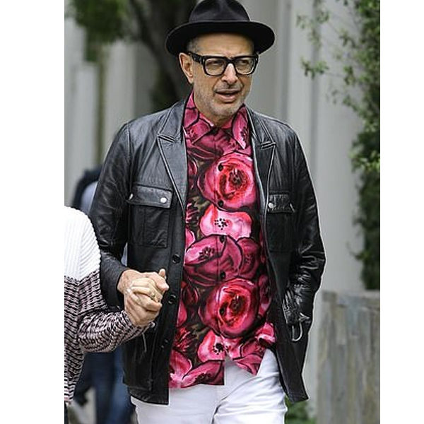 Jeff Goldblum leather jacket