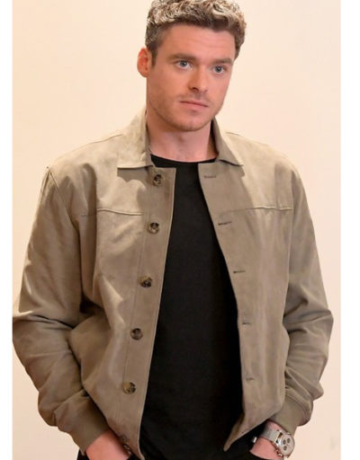 Richard Madden Bodyguard Leather Jacket
