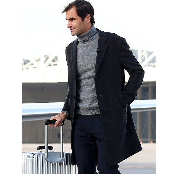 Roger Federer Wool coat Jacket
