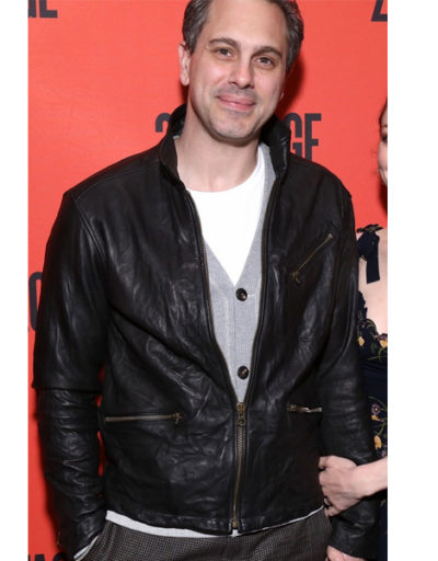 Thomas Sadoski 40th Birthday Leather Jacket