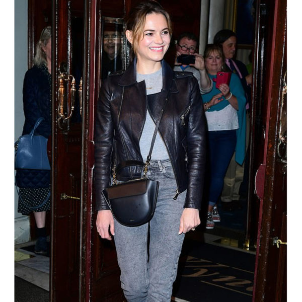 Kara Tointon leather jacket