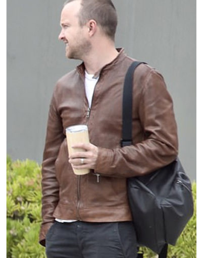 Aaron Paul Leather Jacket