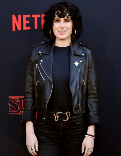 Rumer Willis Stranger Things Season 3 leather Jacket