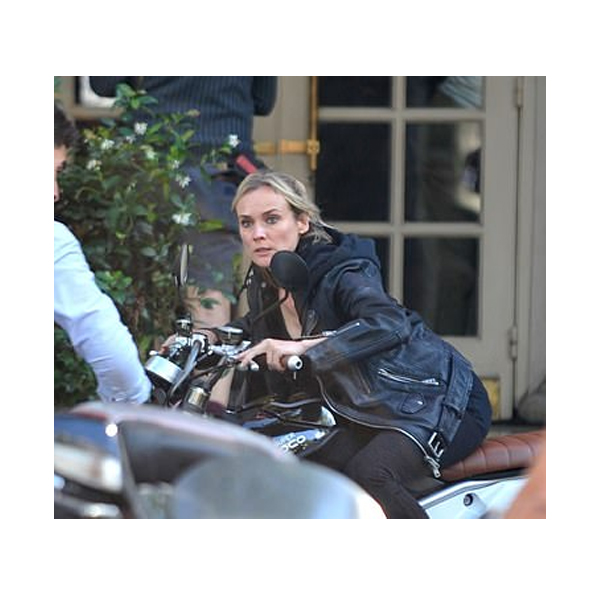 Spy film 355 Chastain Leather Jacket