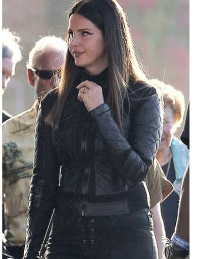 lana del rey motorcycle Leather Jacket