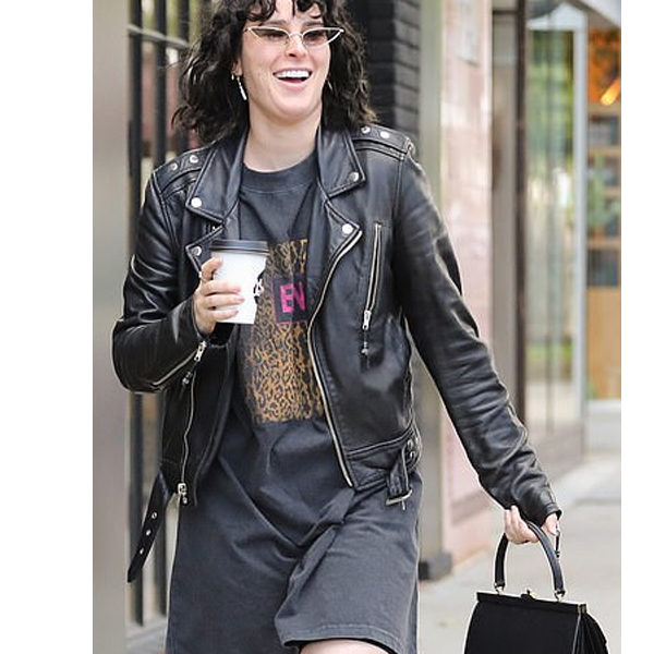 rumer willis leather Jacket