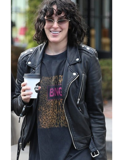 rumer willis leather Jacket