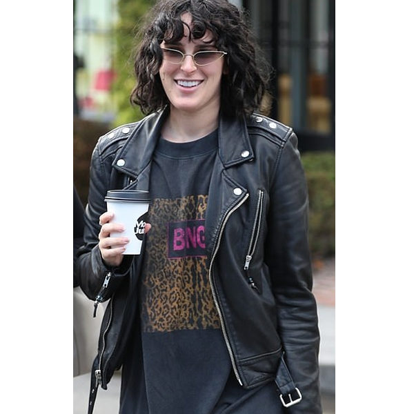 rumer willis leather Jacket