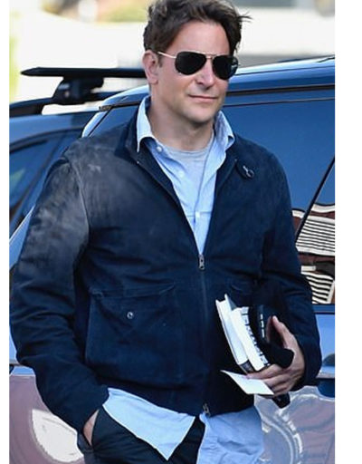 Bradley Cooper Blue Cotton Jacket