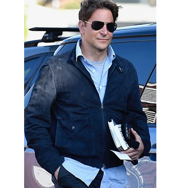 Bradley Cooper Blue Cotton Jacket
