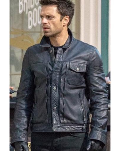 Falcon and the Winter Soldier Sebastian Stan Leather Jacket
