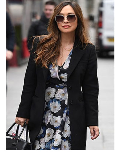 Myleene Klass Black long Coat