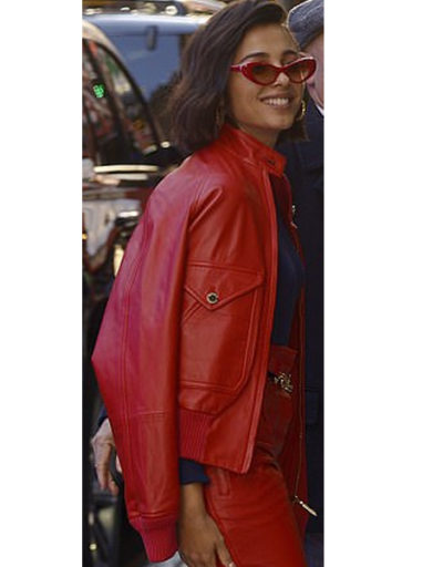Naomi Scott fiery Jacket
