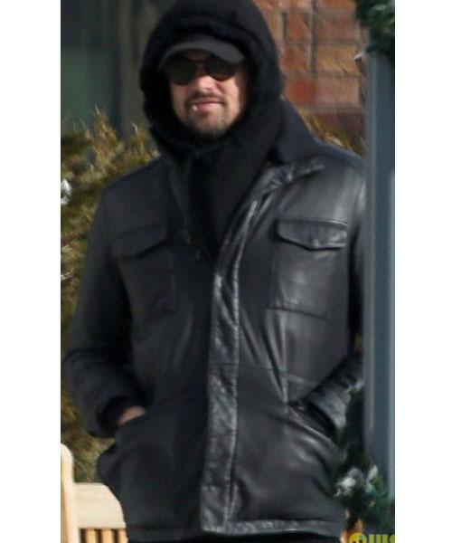 Leonardo DiCaprio Aspen Holidays Leather Jacket