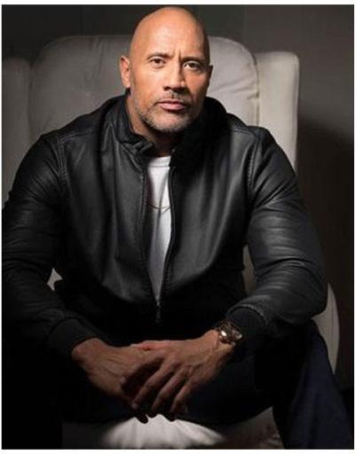 Dwayne Johnson Wraps Up Reshoot of Jungle Cruise Leather Jacket