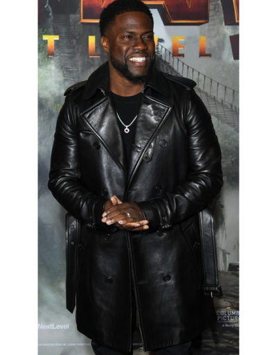 Jumanji Kevin Hart Leather coat