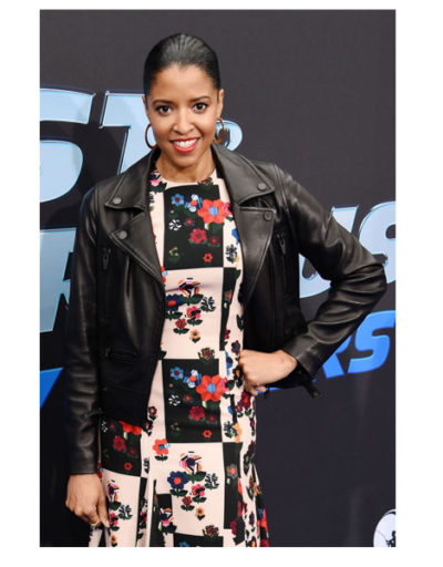 Renee Elise Goldsberry Fast & Furious Spy Racers Premiere Leather Jacket