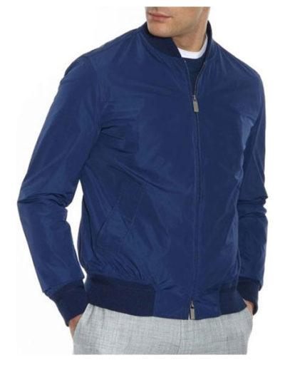 Ryan Reynolds 6 Underground Blue Cotton Jacket
