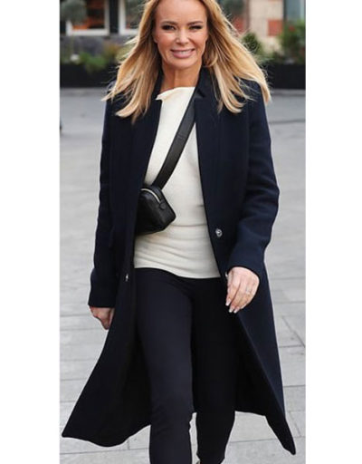 Amanda Holden Radio Studios Wool Coat
