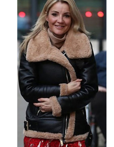 Helen Skelton Radio 2 Interview Shearling Jacket