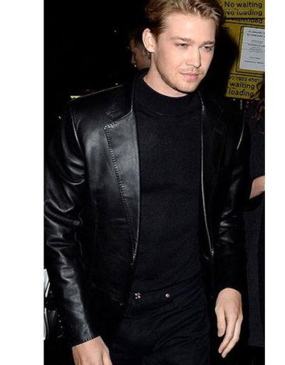 Joe Alwyn Leather Coat