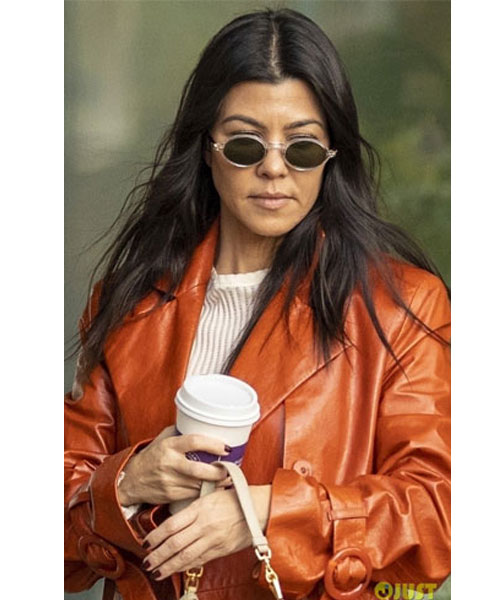 Kardashian Holiday Party Leather Jacket